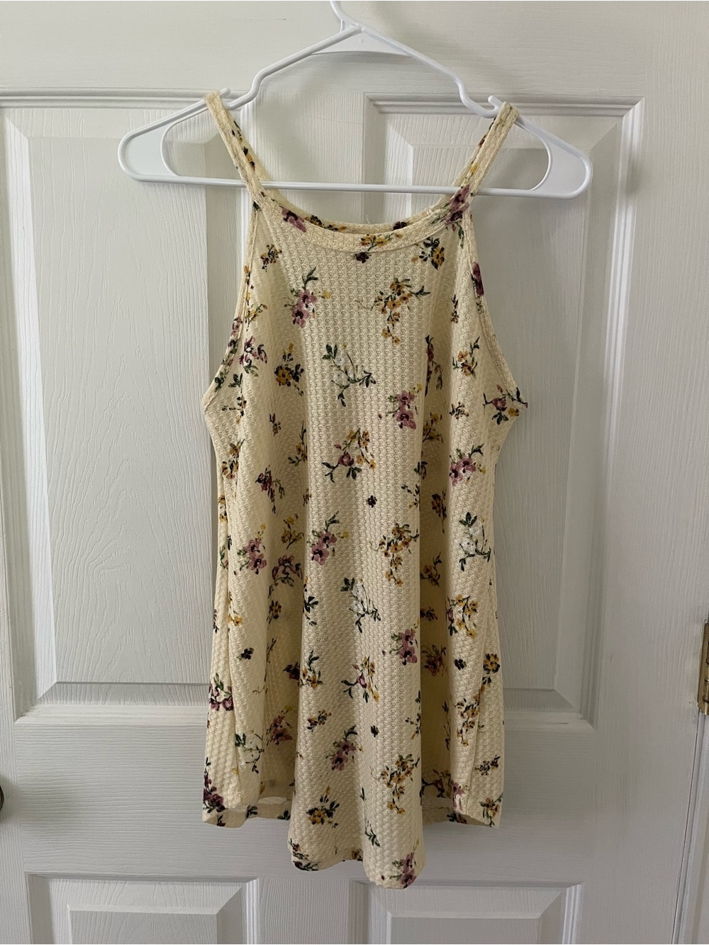 Fth Roy Yellow Floral Tank Top